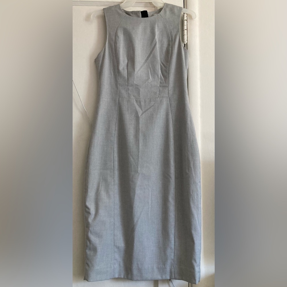 H&M Gray Checkered Dress
